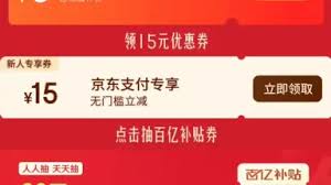 京东外卖新人专享¥15无门槛券